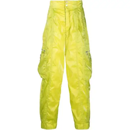 Bottega Veneta Casual Pants Men's Yellow Moderate Cargo Pants