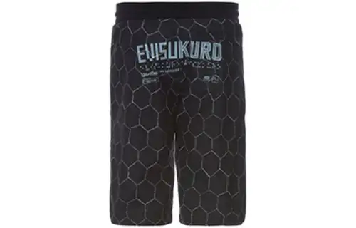 EVISU Fitted Shorts Men's Black Gift Recommendation