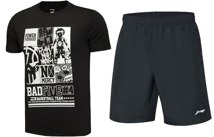 Li Ning Badfive Casual Sportswear Men’s Black