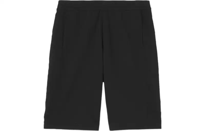 Burberry logo-embossed track shorts