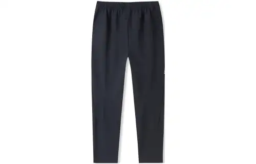 ANTA Casual Pants Men's Black Moderate Straight Fit Pants