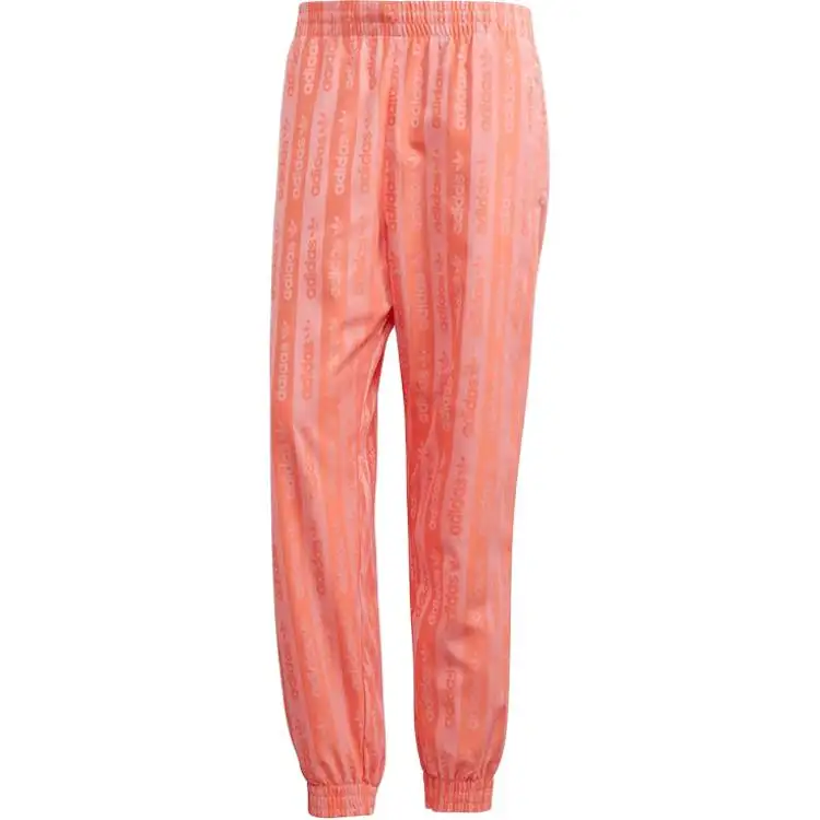 Adidas Originals Casual Pants Men's Orange Pink