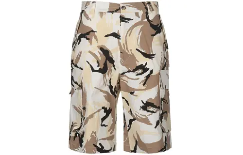 KENZO Tropic Camo Print Cargo Shorts