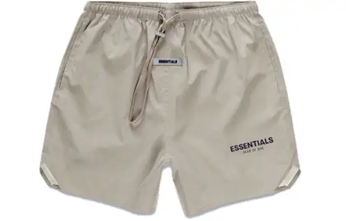 Fear of God Essentials FW20 Volley Shorts Olive Reflective Volleyball American Heavy Loose Shorts Men's Olive