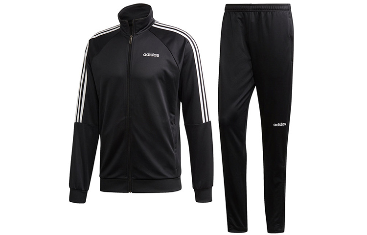 Adidas, retro classic autumn black set, men's style