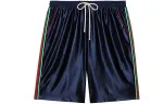 GUCCI Casual Shorts Men's Blue Moderate