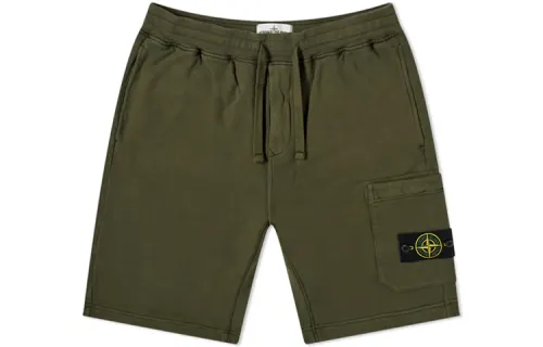 STONE ISLAND Casual Shorts Men's Dark Green Moderate