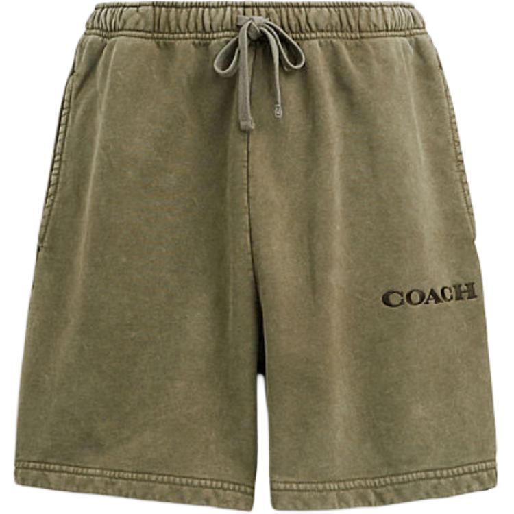 Мужские шорты COACH COACH SS24 (зеленые)