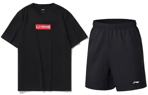 Li Ning Casual Sportswear Men's Crew Neck Moderate