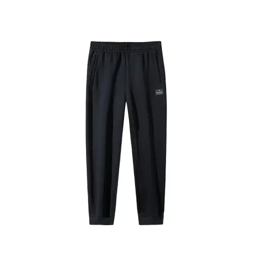 Anta Variety Training Collection Knitted Sweatpants Men's Basic Black
