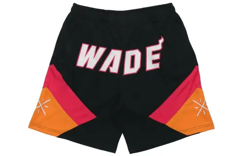 LiNing Wade Series Letter Print Contrast Color Basketball Sports Casual Shorts Men's Black