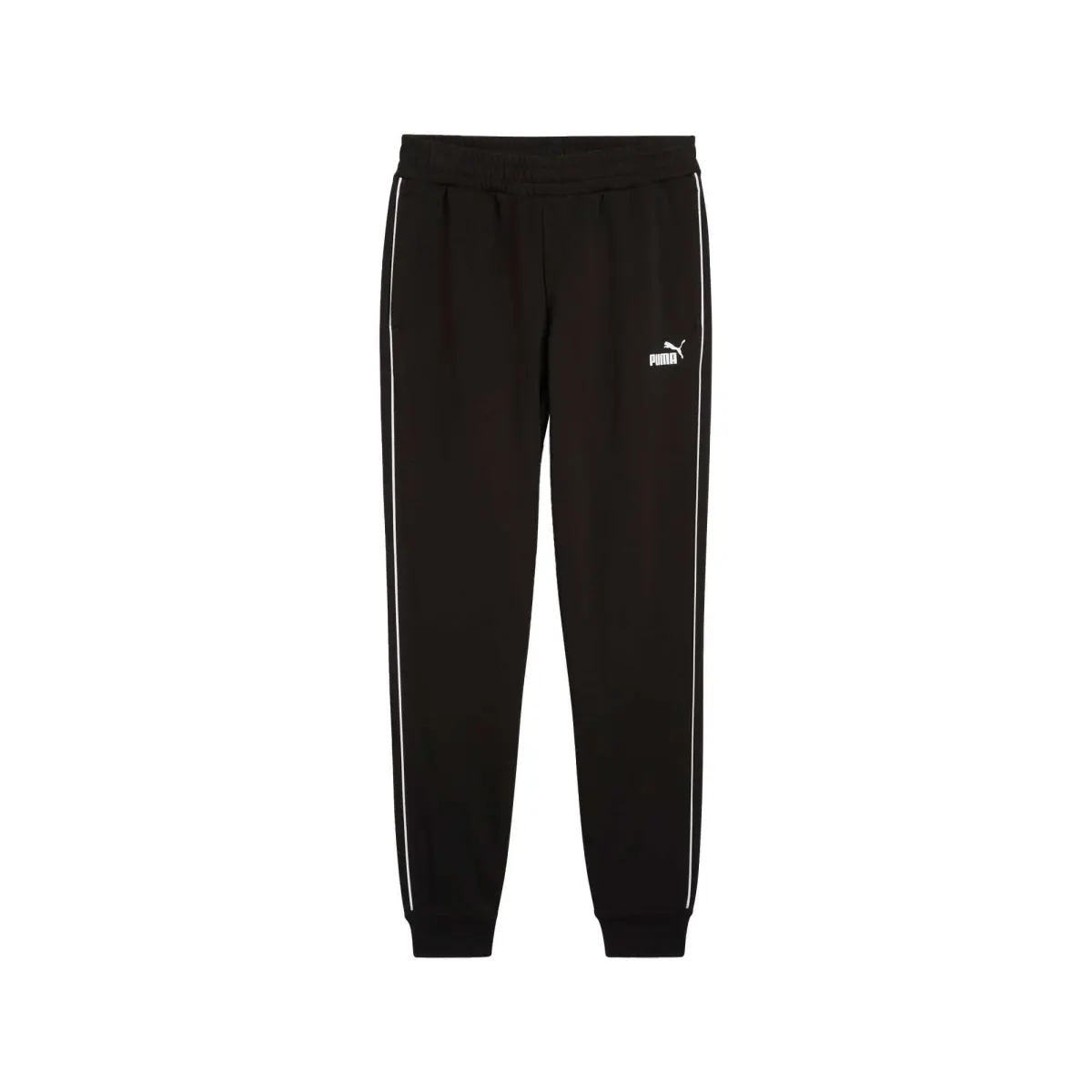 PUMA Casual Pants Men's Black Moderate Cuffed Pants
