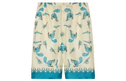 GUCCI x Freya Hartas Shorts Men's Blue