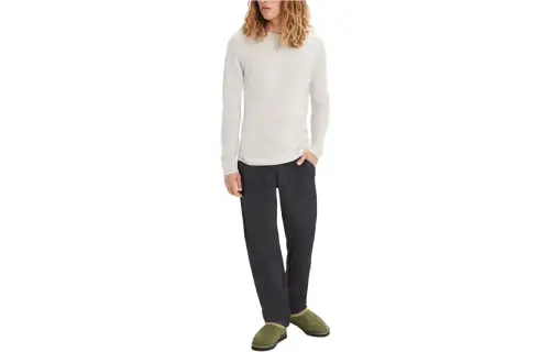 UGG Casual Pants Men's Black Moderate Straight Fit Pants