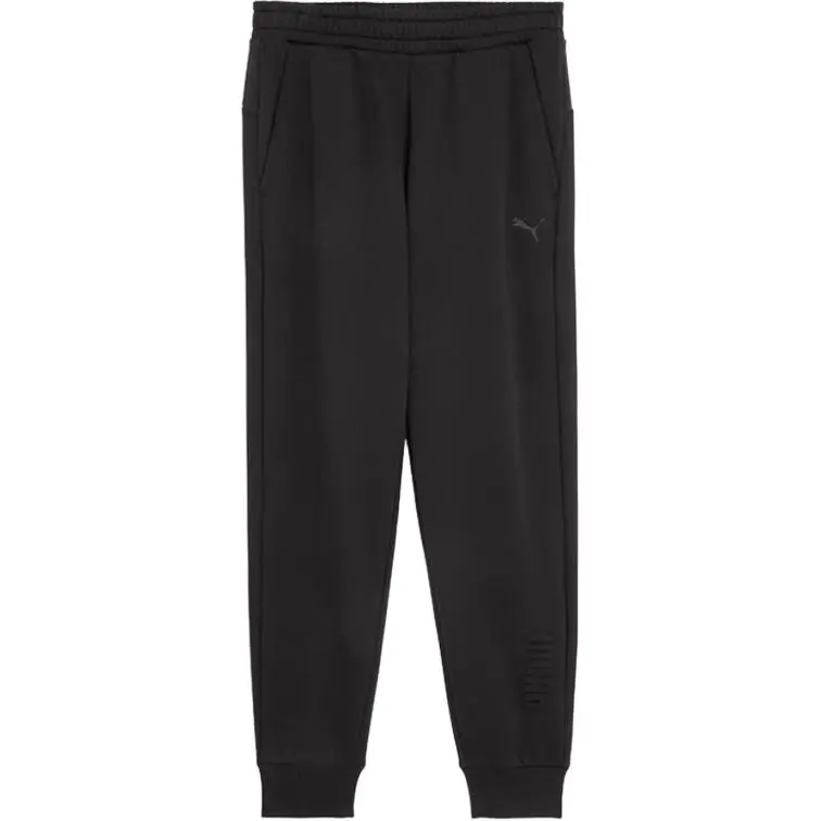 PUMA Sports Life Collection Fleece Lined Comfortable Fashion Versatile Knitted Sweatpants Men's Black