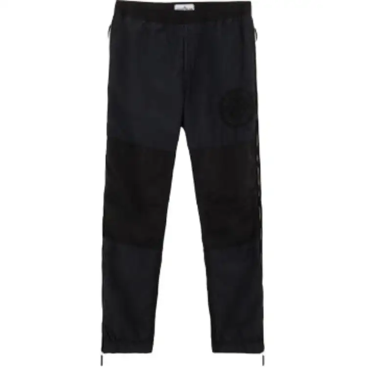 STONE ISLAND Logo Patch Zip Detailed Trousers