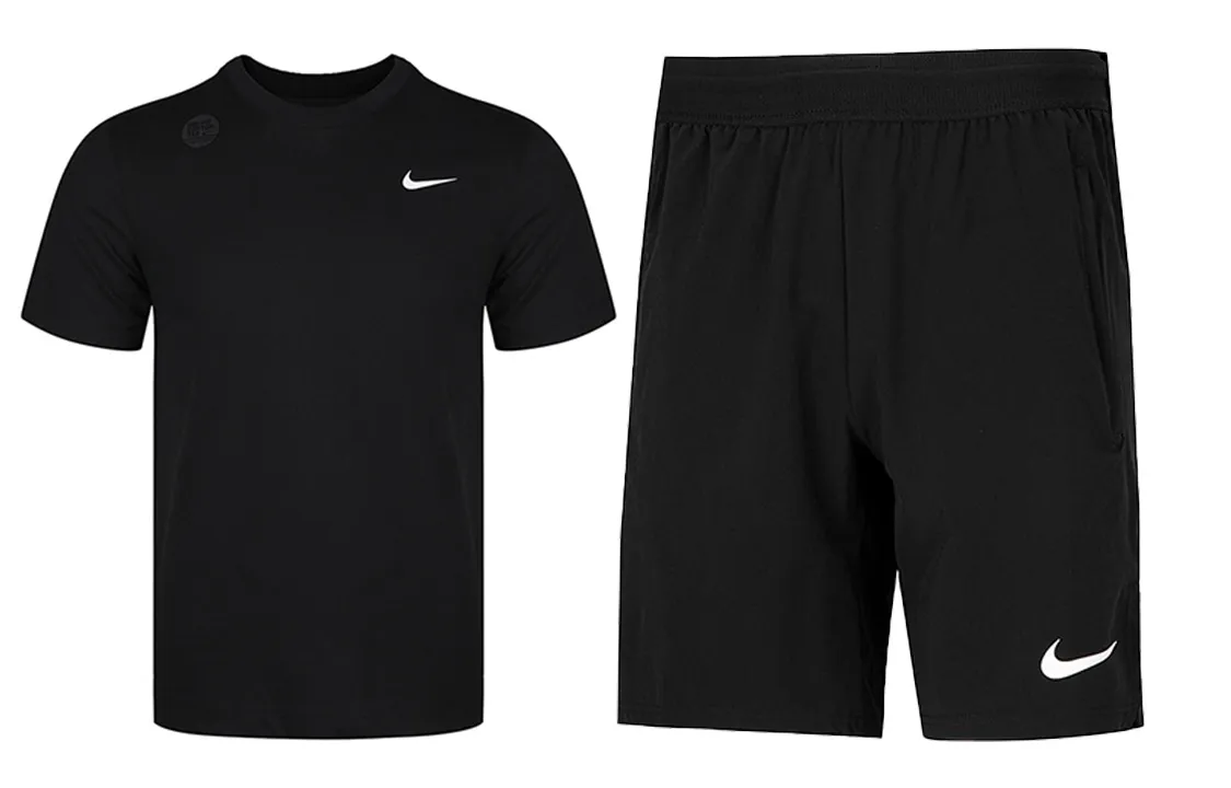 Nike Casual Sportswear Sets Men's Crew Neck Moderate