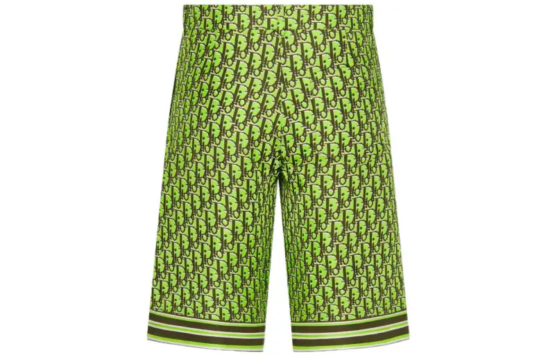 DIOR X Cactus Jack DIOR Oblique Pixel Bermuda Shorts