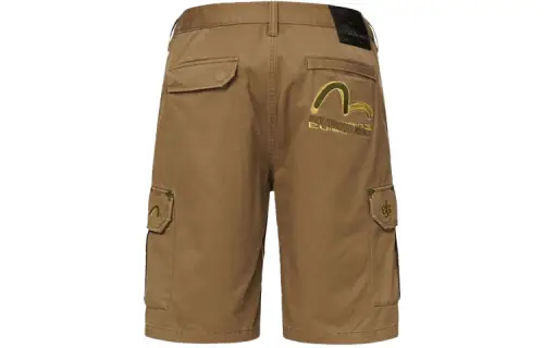 EVISU Cargo Shorts Men's Army Green Moderate