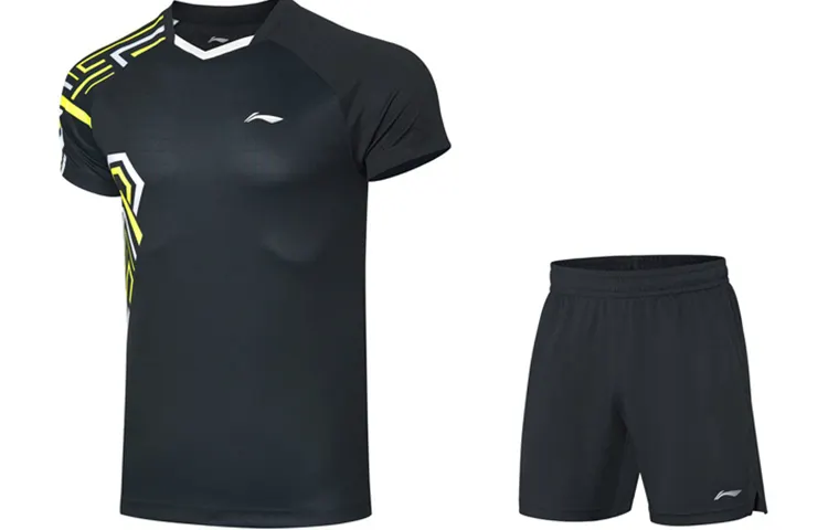 Li Ning Casual Sportswear Men's V Neck Moderate