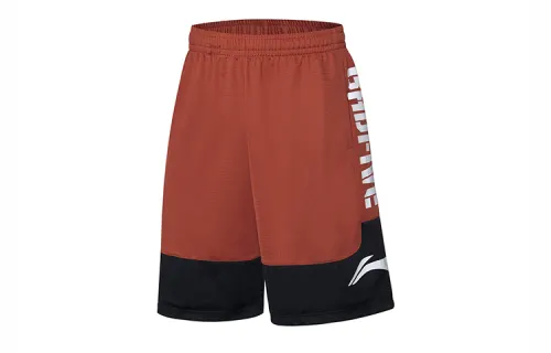 Li Ning Casual Shorts Men's Caramel New Standard Black
