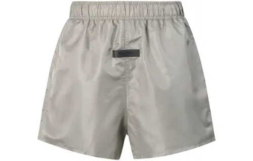 Fear of God Essentials SS22 Series Running Short Desert Taupe Solid Color American Heavy Casual Shorts Men's Taupe
