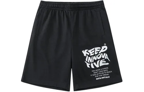 Anta Lifestyle Collection Sports Lifestyle Collection Shorts Unisex Black Couple's
