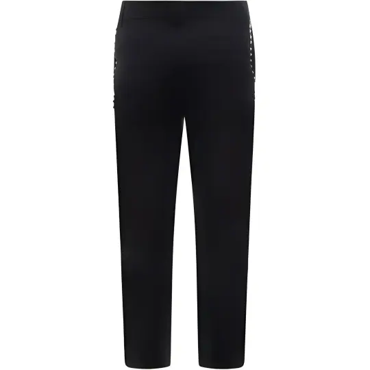 Valentino Stud Embellished Mid Rise Trousers