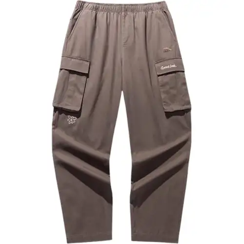 Anta Good Things Will Happen Cargo Pants Unisex Rattan Umber