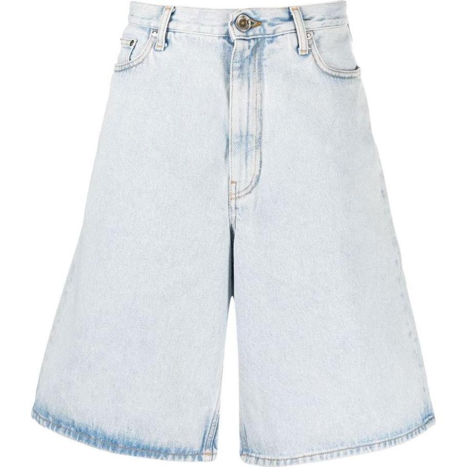 OFF-WHITE Single Arrow skate denim shorts