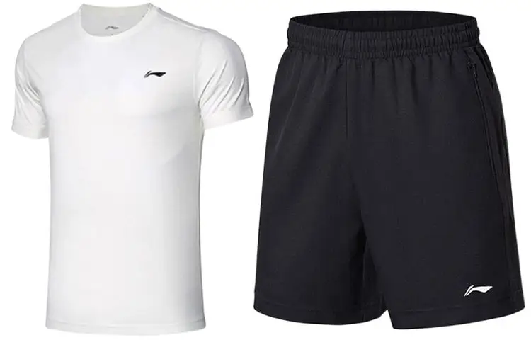 Li Ning Casual Sportswear Men's Crew Neck Moderate