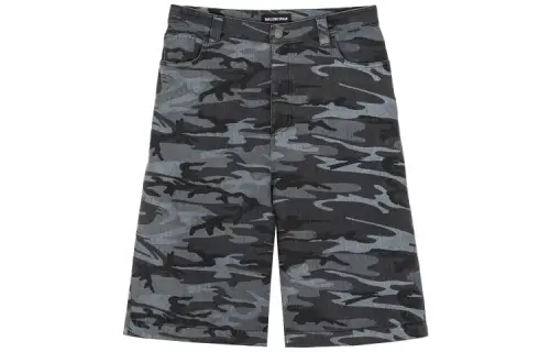 Balenciaga Skater Camouflage Bermuda Shorts