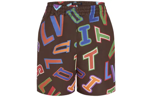 LOUIS VUITTON X Nba Basketball Letters Shorts