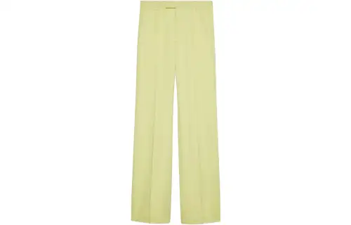 GUCCI Casual Pants Men's Yellow Moderate Straight Fit Pants