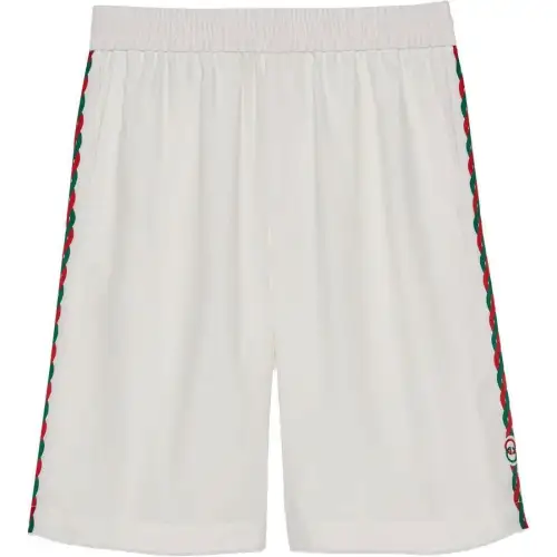 GUCCI Casual Shorts Men's White Moderate