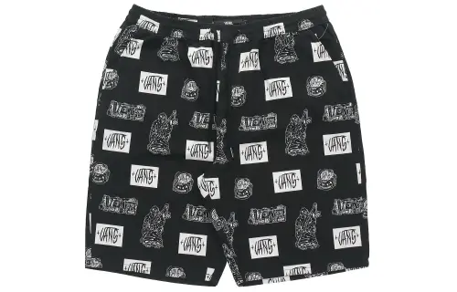 Vans Casual Shorts Men's Black Moderate
