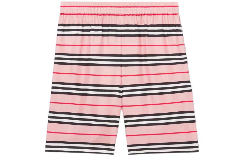 Supreme X Burberry Icon Stripe Silk Twill Shorts Burberry Exclusive 'Dusty Pink'