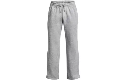 Under Armour Casual Pants Men's Gray Moderate Straight Fit Pants