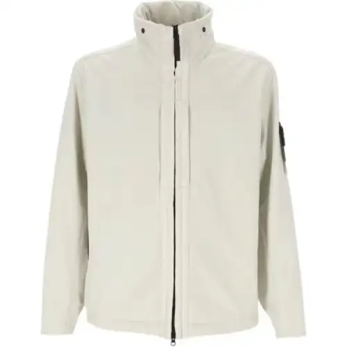STONE ISLAND Jackets & Coats Men's Ecru