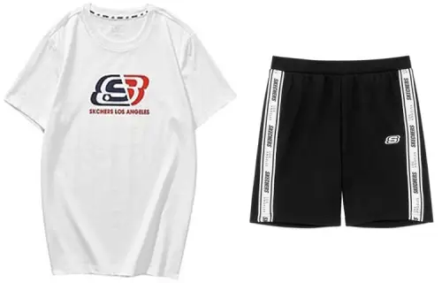 Skechers Casual Sportswear Men's Crew Neck Moderate