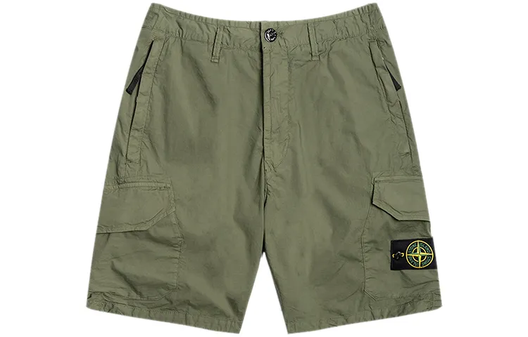 STONE ISLAND Cargo Shorts Men's Green