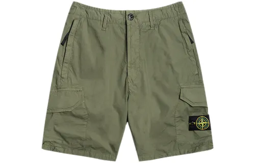 STONE ISLAND Cargo Shorts Men's Green