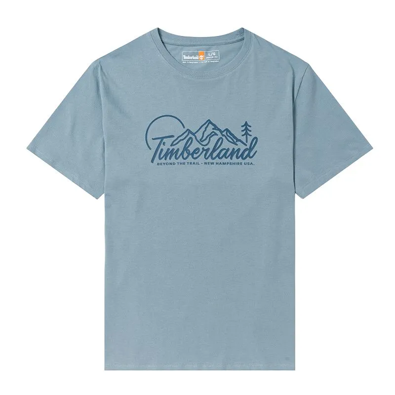 Timberland T Shirt Men's Light Blue