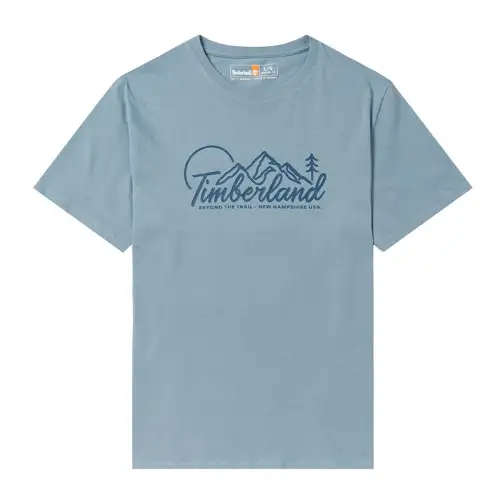 Timberland T Shirt Men's Light Blue
