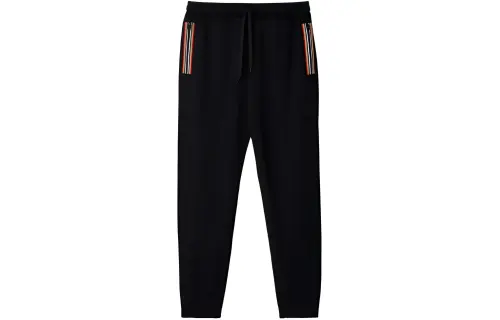 Burberry SS24 Knitted Sweatpants Men's Black