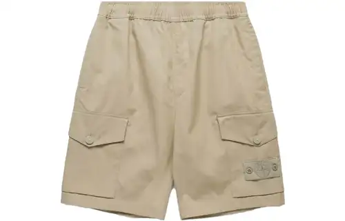 Stone Island cotton cargo shorts