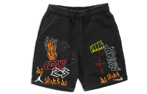 Travis Scott Mj Fleece Short