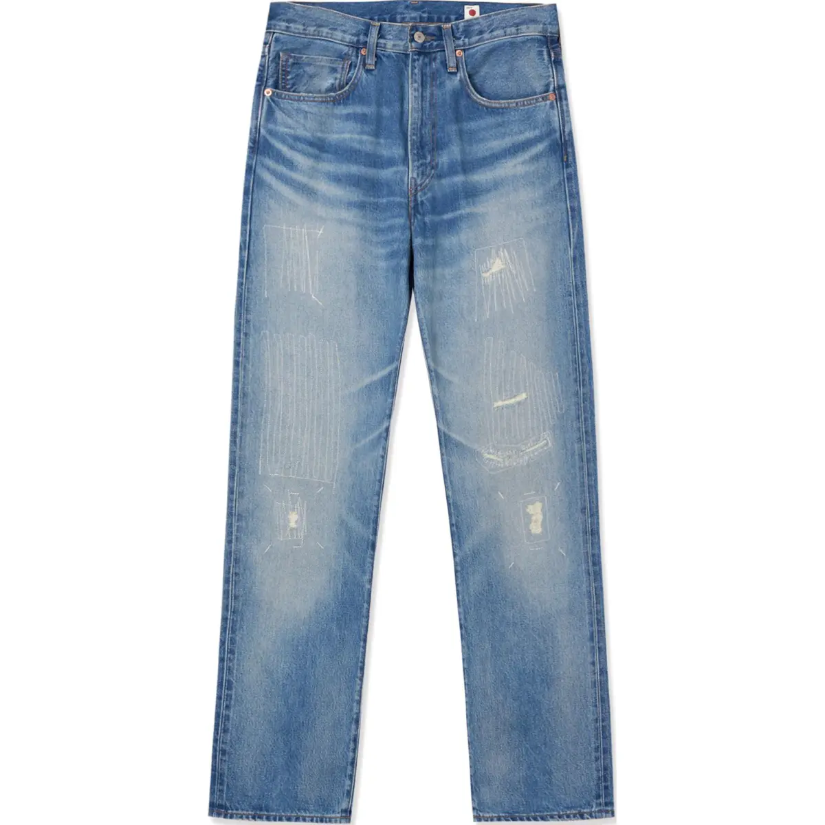 Levi's Mij 505 Distressed Denim Jeans