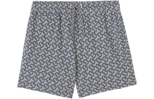 Burberry Casual Shorts Men's Gray Moderate