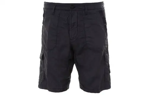 STONE ISLAND Cargo Shorts Men's Black Moderate